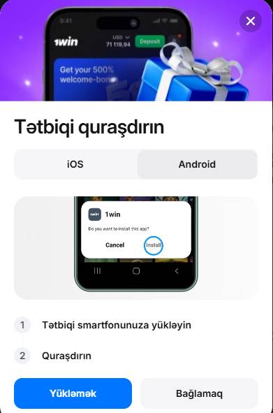 Android-də tətbiqin quraşdırılması üzrə rəsmi təlimat