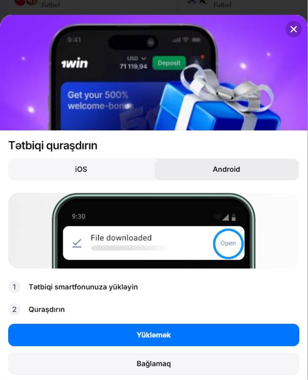 Yeni başlayanlar üçün ətraflı təlimatlarla mobil tətbiq yükləmə təklifi